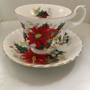 Vintage Royal Albert Yuletide Tea Cup and Saucer
